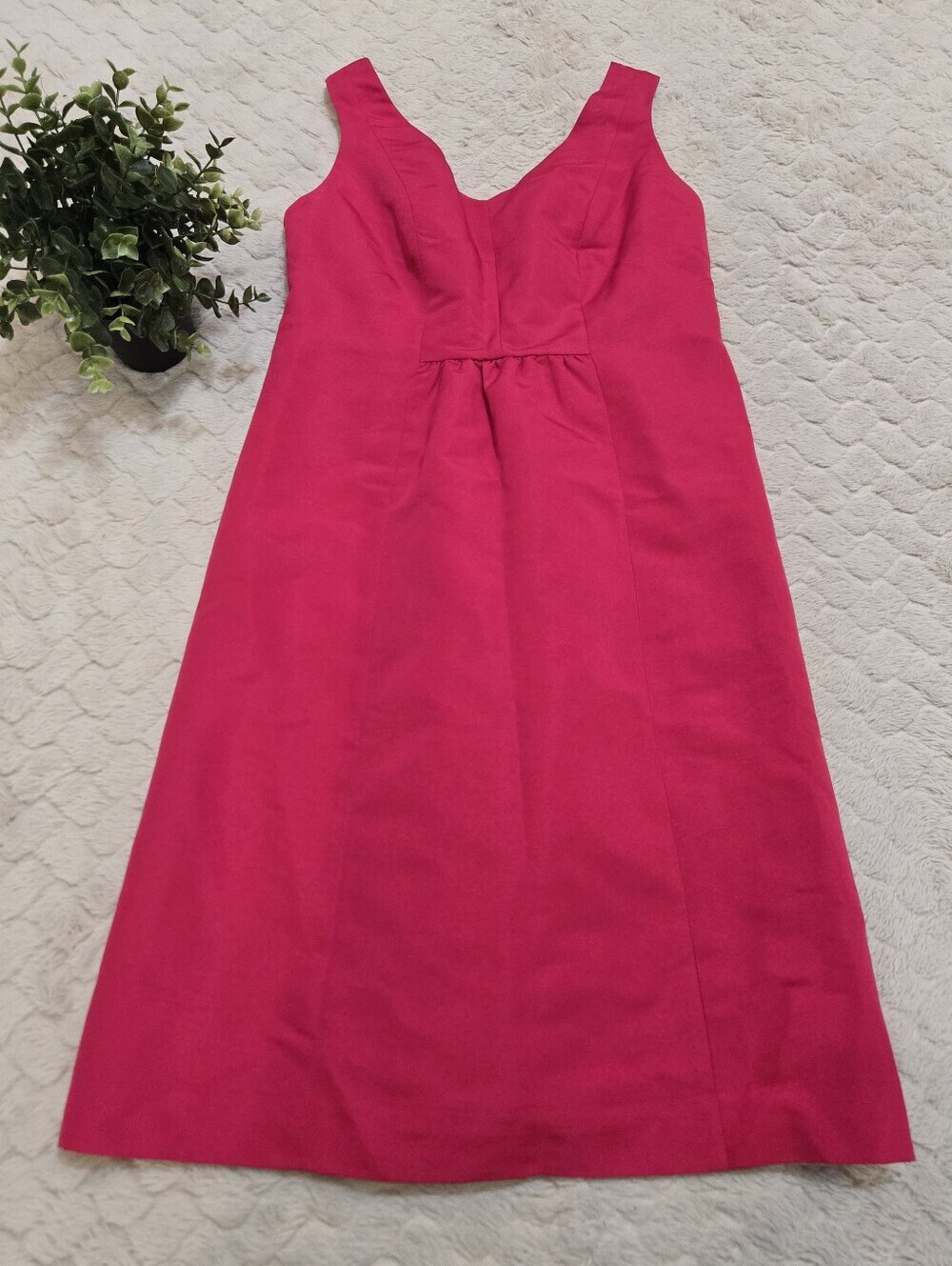 Merona Berry Pink Sleeveless A-Line Shift Cocktail Mini-Dress, Size 2P